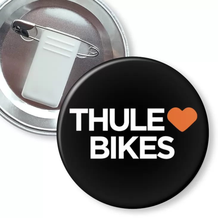 przypinka z żabką i agrafką Thule Bikes