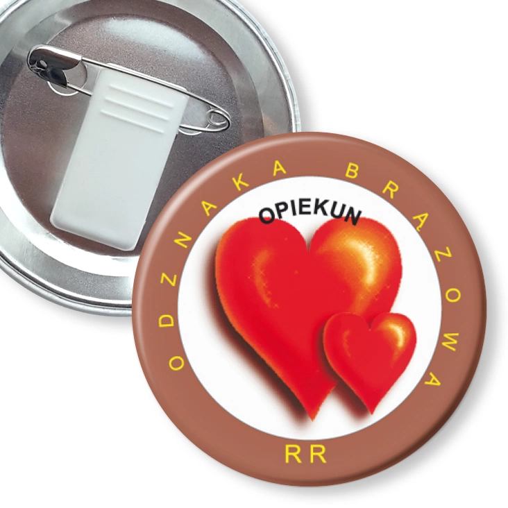 przypinka z żabką i agrafką Wakacje z Bogiem - Opiekun