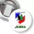 Przypinka z żabką i agrafką JANRA