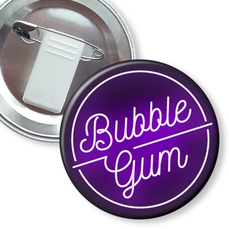 przypinka z żabką i agrafką Bubble Gum