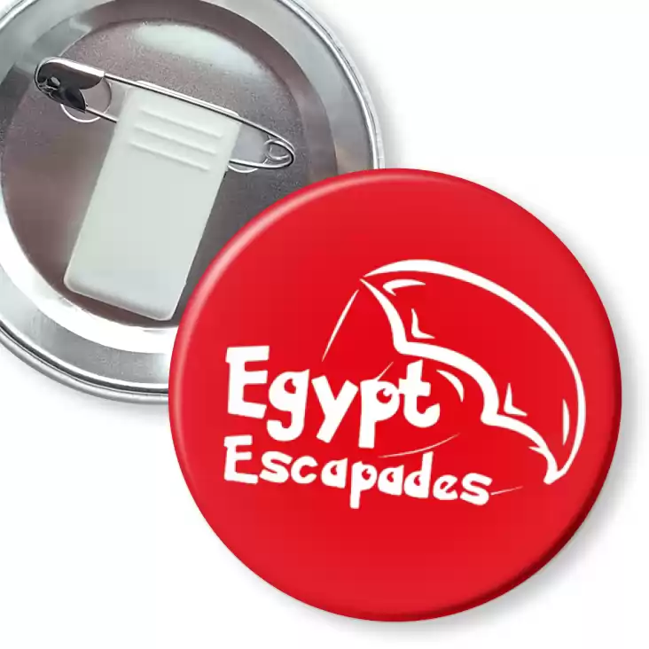 przypinka z żabką i agrafką Egypt Escapades