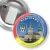 Przypinka z żabką i agrafką Szprotawa