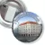 Przypinka z żabką i agrafką Zespół Szkół Komunikacji