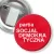 Przypinka z żabką i agrafką Partia socjaldemokratyczna