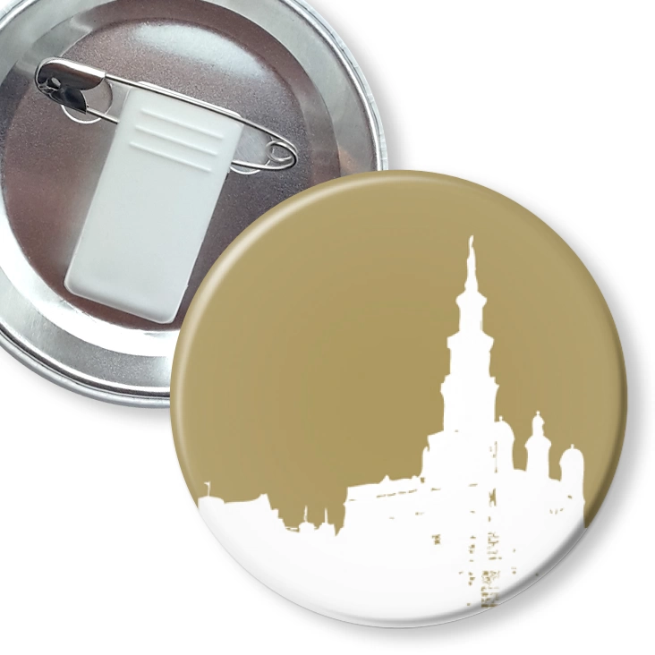 przypinka z żabką i agrafką Fundacja Twórców Możliwości A