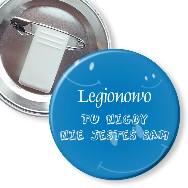 przypinka z żabką i agrafką Legionowo 50 tys. B