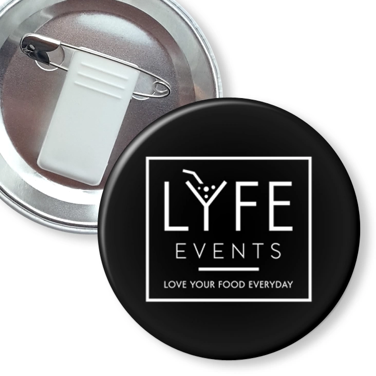 przypinka z żabką i agrafką Lyfe Events