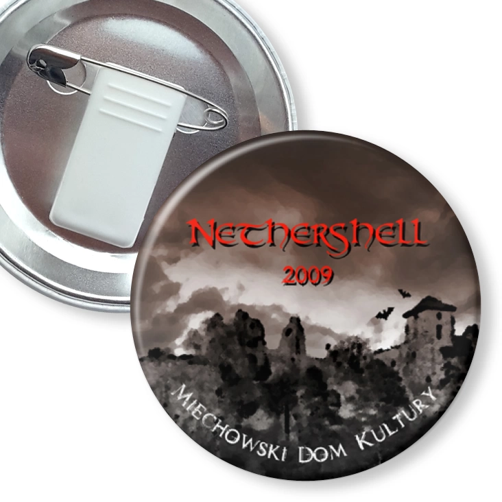 przypinka z żabką i agrafką Nethershell 2009