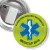 Przypinka z żabką i agrafką Medicup 2010