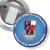 Przypinka z żabką i agrafką VII Zjazd Federacji Metalowych 
