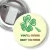 Przypinka z żabką i agrafką You`ll never beat the Irish