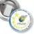 Przypinka z żabką i agrafką European Conference Devoted To The Blind And Partialy Sighted People