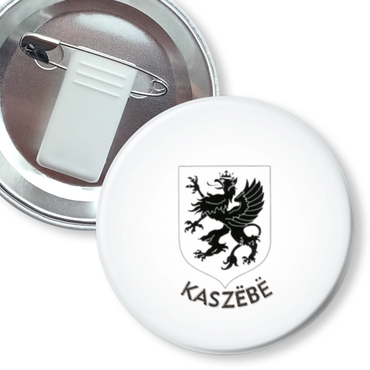 przypinka z żabką i agrafką Keszebe