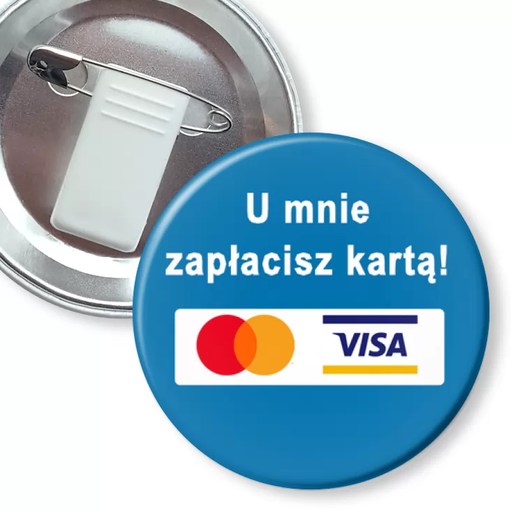 przypinka z żabką i agrafką Koleje Wielkopolskie