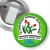 Przypinka z żabką i agrafką Powiatowy Konkurs Recytatorski - Wiosenne Przebudzenie 2007