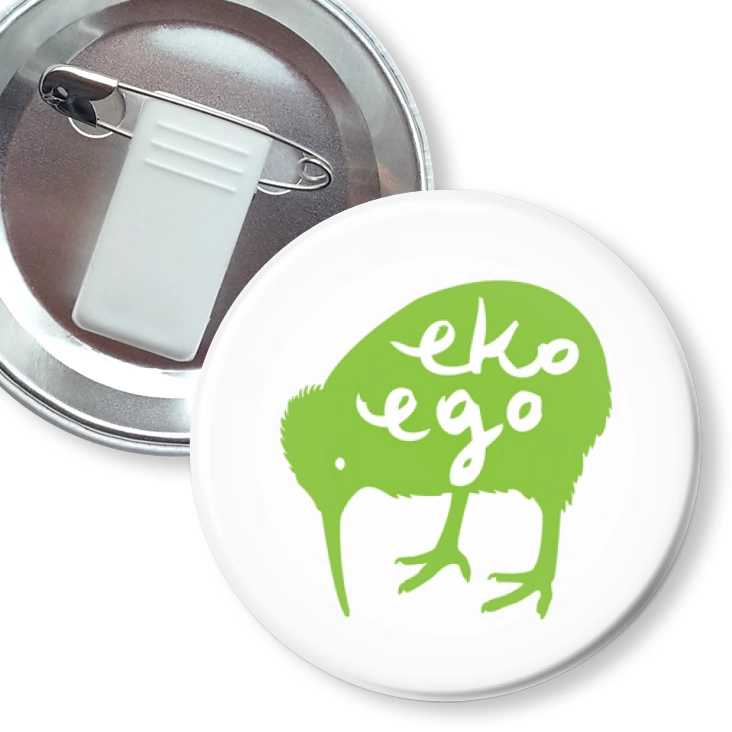 przypinka z żabką i agrafką Eko Ego