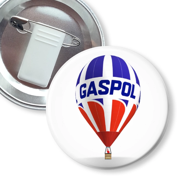 przypinka z żabką i agrafką GASPOL