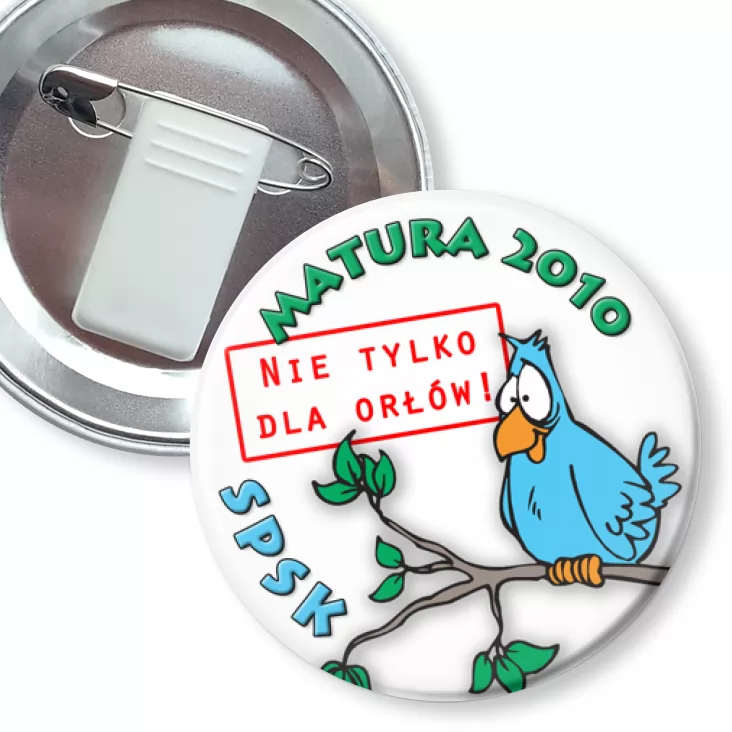 przypinka z żabką i agrafką SPSK