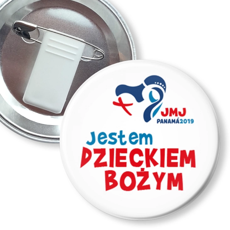 przypinka z żabką i agrafką Światowe Dni Młodzieży Panama 2019