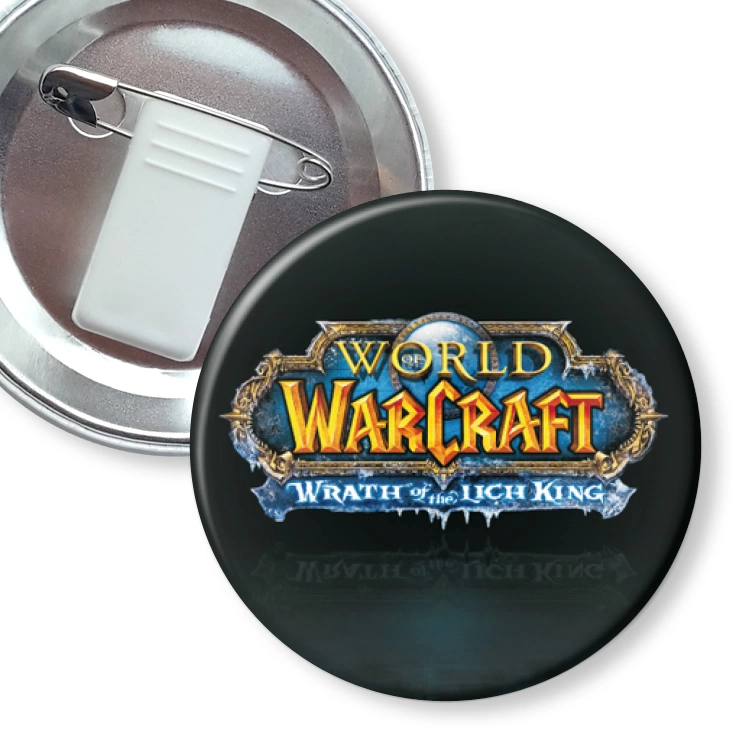 przypinka z żabką i agrafką Warcraft
