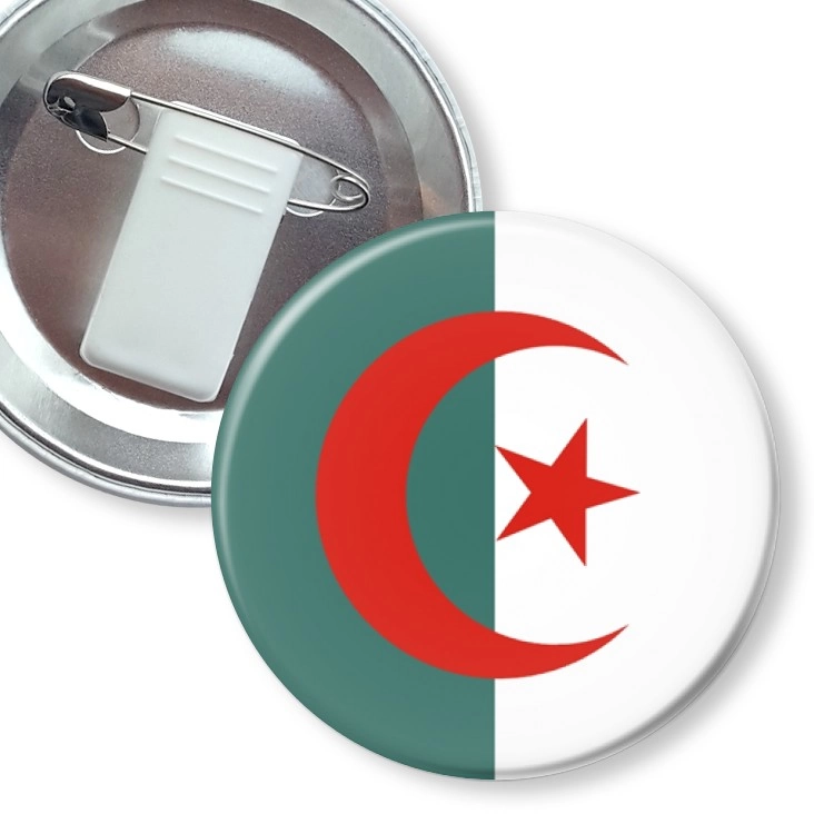 przypinka z żabką i agrafką algeria