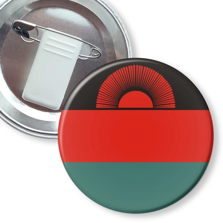 przypinka z żabką i agrafką malawi