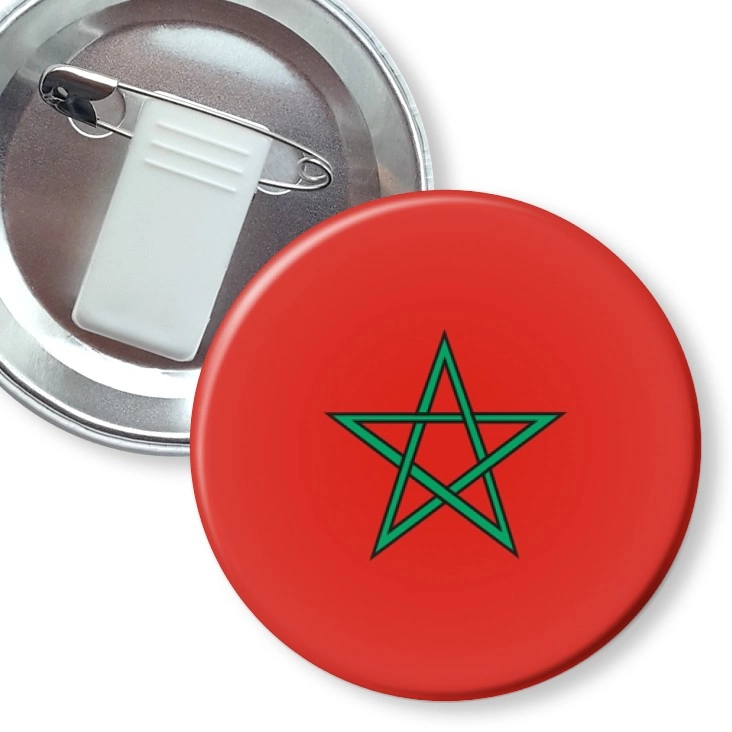 przypinka z żabką i agrafką morocco