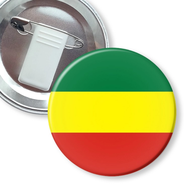 przypinka z żabką i agrafką ethiopia