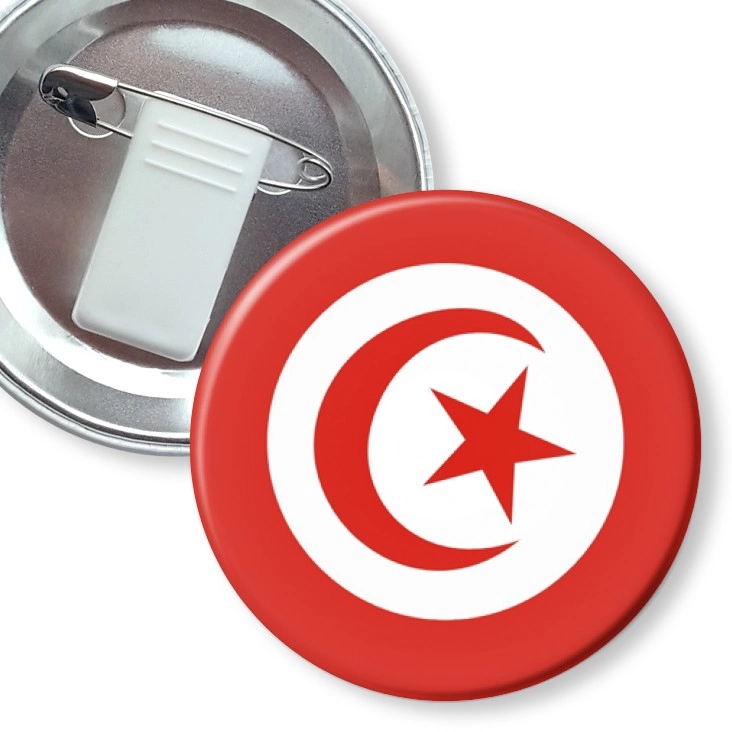 przypinka z żabką i agrafką tunisiac