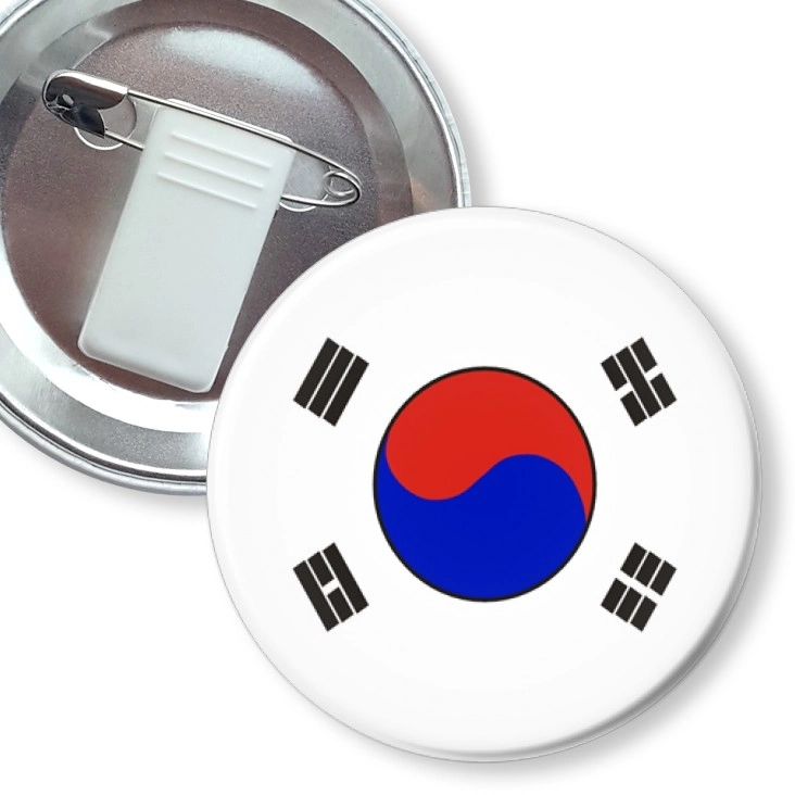 przypinka z żabką i agrafką korea