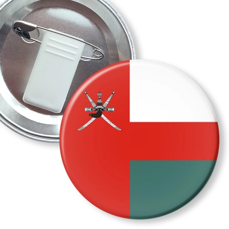 przypinka z żabką i agrafką oman