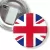 Przypinka z żabką i agrafką Flaga Wielka Brytania