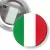 Przypinka z żabką i agrafką Flaga Włochy