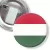 Przypinka z żabką i agrafką Flaga Węgry