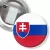 Przypinka z żabką i agrafką Flaga Słowacja