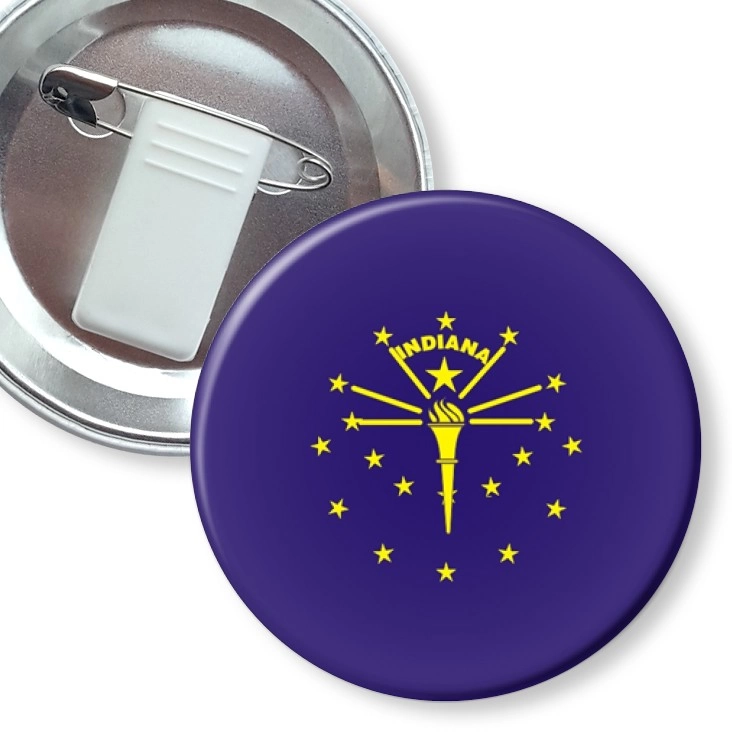 przypinka z żabką i agrafką indiana