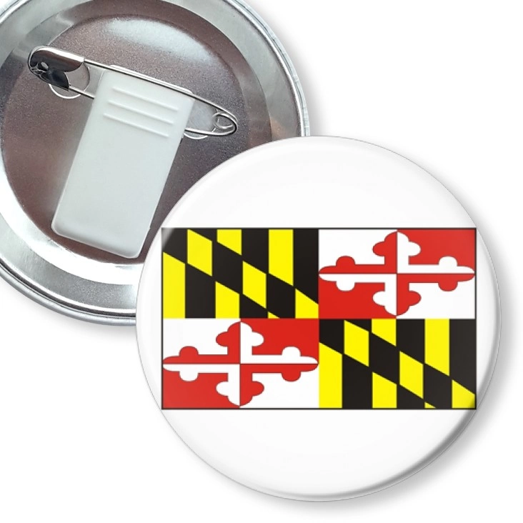 przypinka z żabką i agrafką maryland