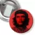 Przypinka z żabką i agrafką Che Guevara