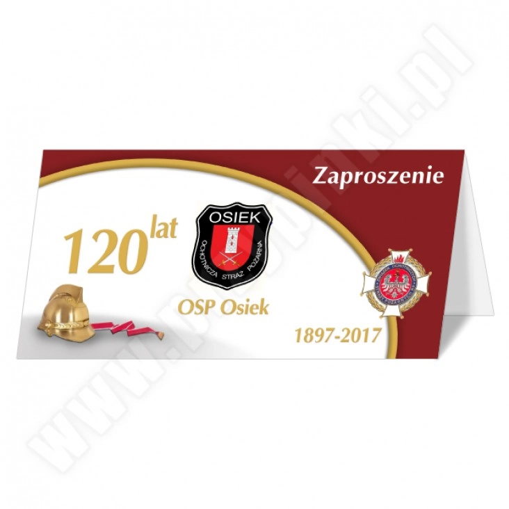 zaproszenie 120 lat OSP Osiek