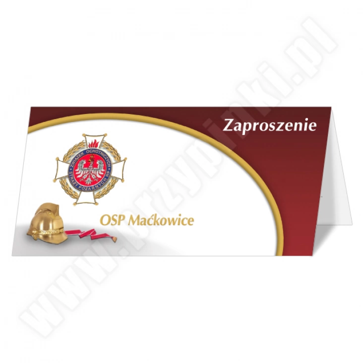 zaproszenie OSP Maćkowice