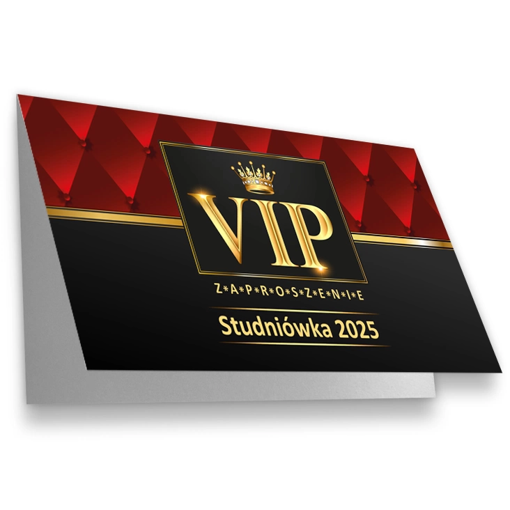 zaproszenie Studniówka VIP