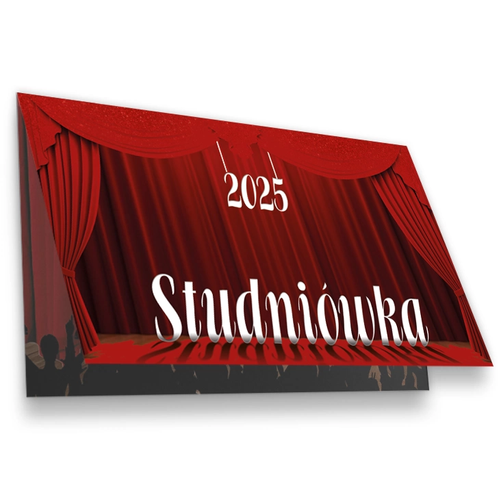 zaproszenie Zaproszenie na Studniówkę The End motyw kinowy