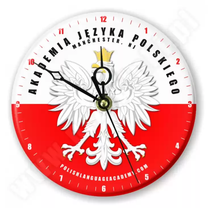 zegar Akademia Języka Polskiego