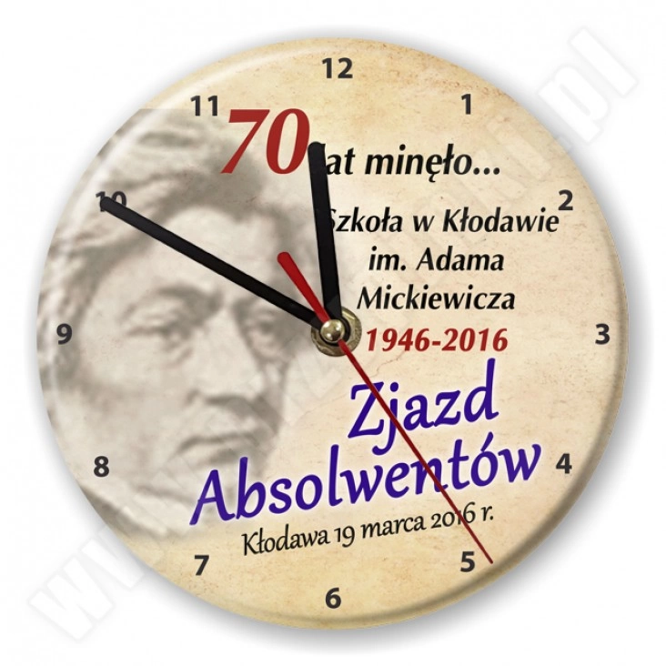 zegar Zjazd Absolwentów 