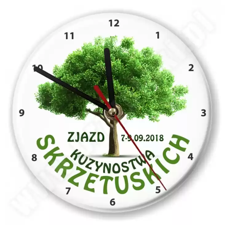 zegar Zjazd kuzynostwa Skrzetuskich